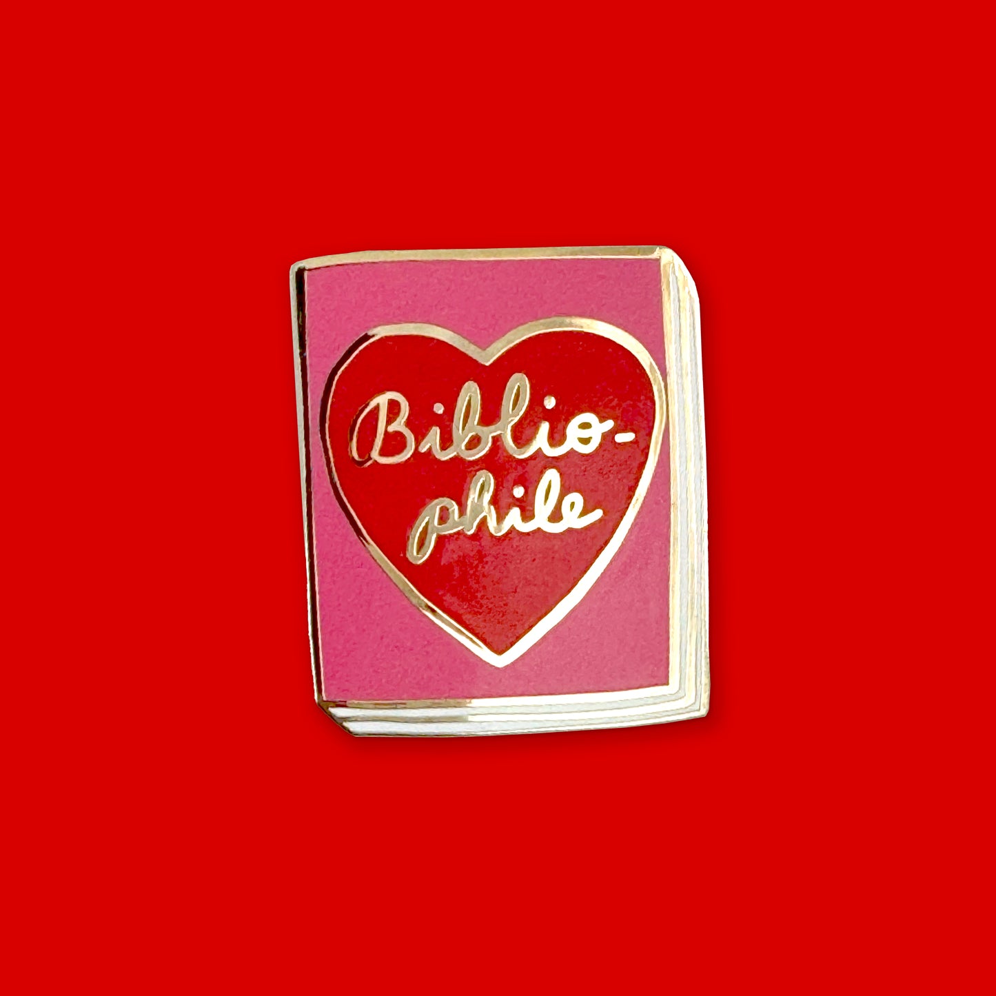 Book Pin: Bibliophile A