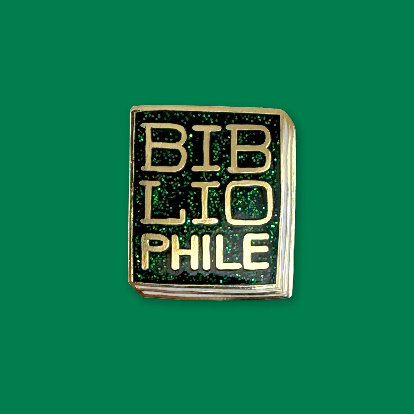 Book Pin: Bibliophile B