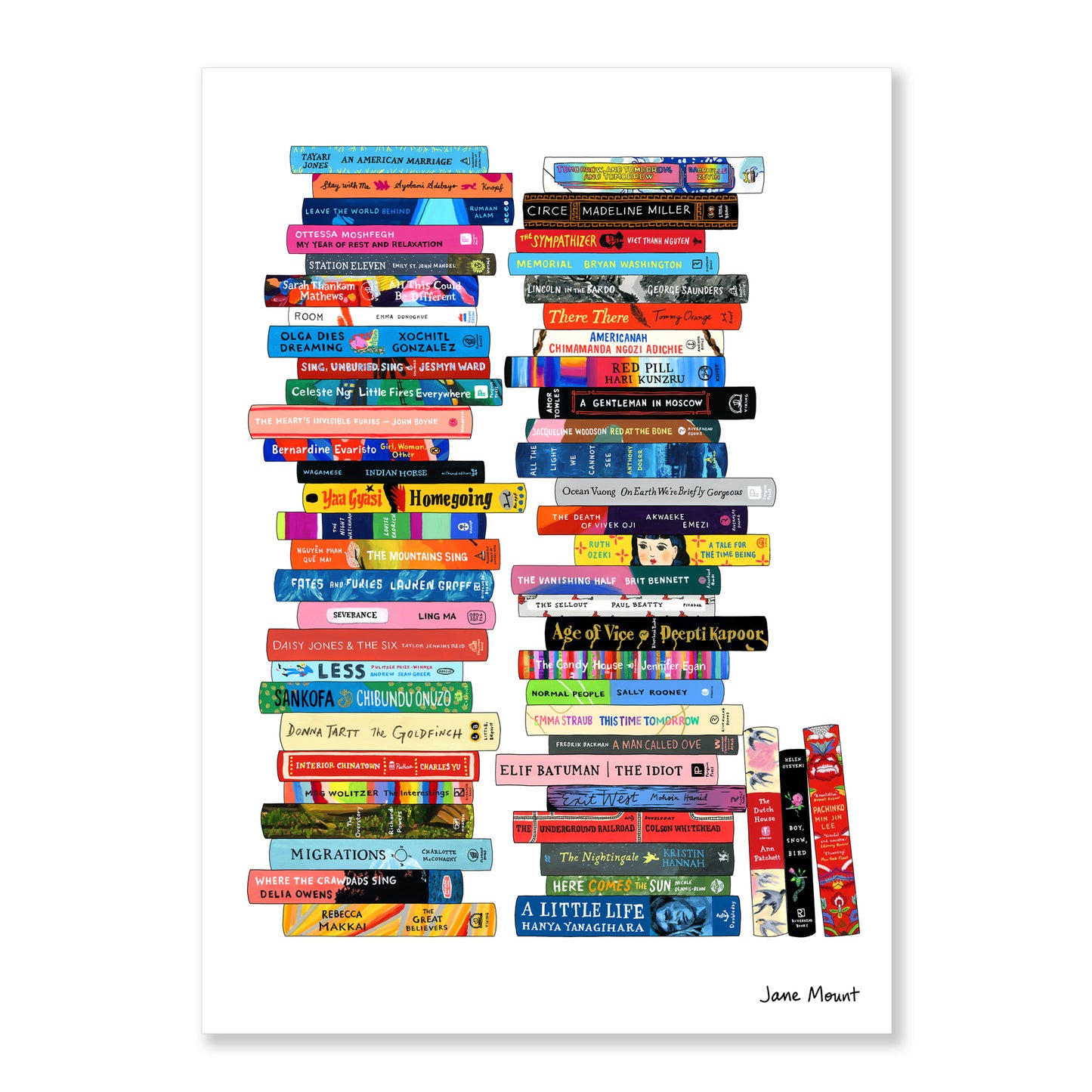 Greeting Cards - Ideal Bookshelf 1255: Contemporary Fiction