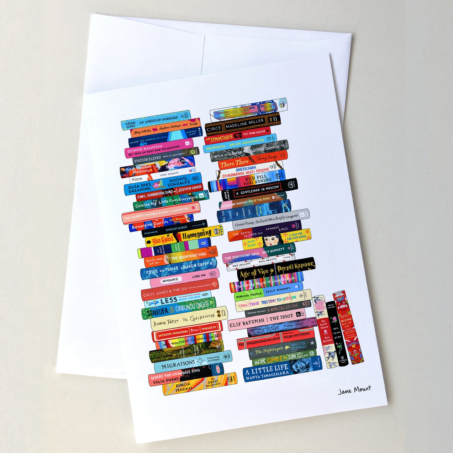 Greeting Cards - Ideal Bookshelf 1255: Contemporary Fiction