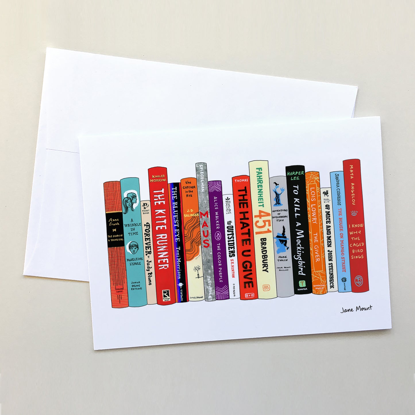 Greeting Cards - Ideal Bookshelf 1244: Banned Classics