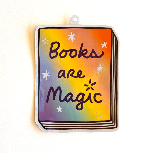 Book Sticker: Books are Magic