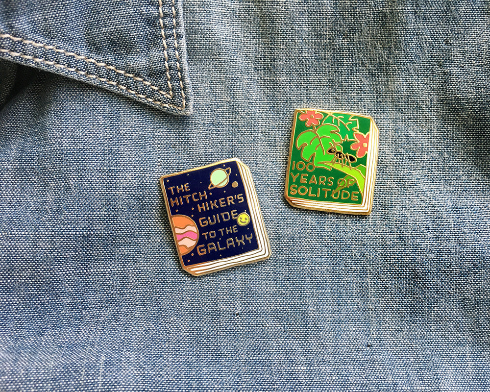Book Pin: The Hitchhiker's Guide to the Galaxy