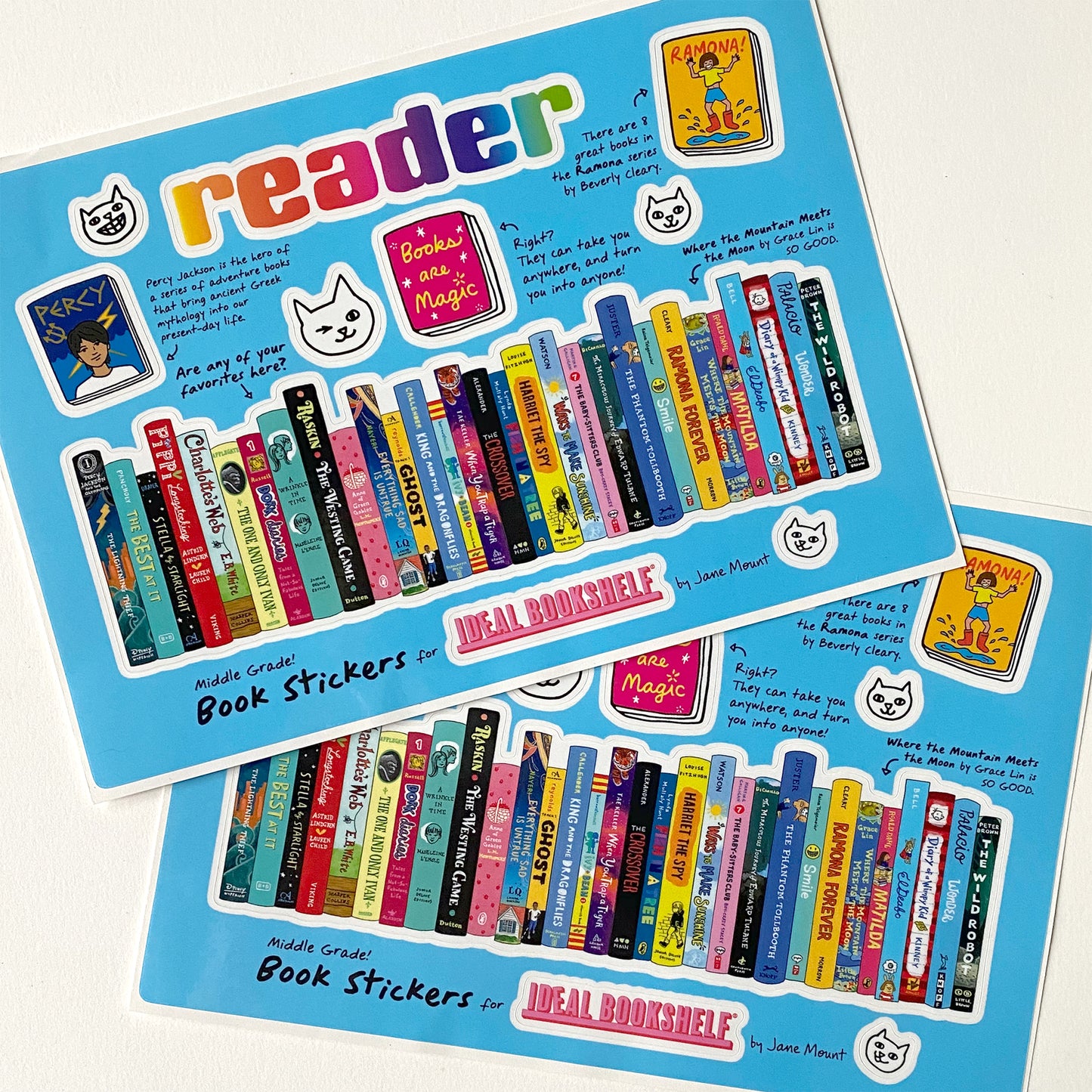 Sticker Sheets: Middle Grade!