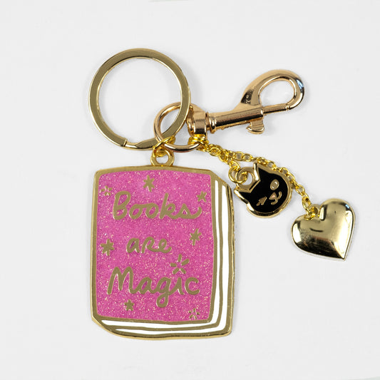 Bag Charm: Books Are Magic