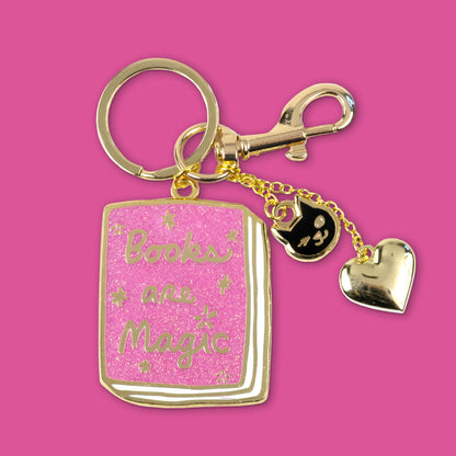 Bag Charm: Books Are Magic