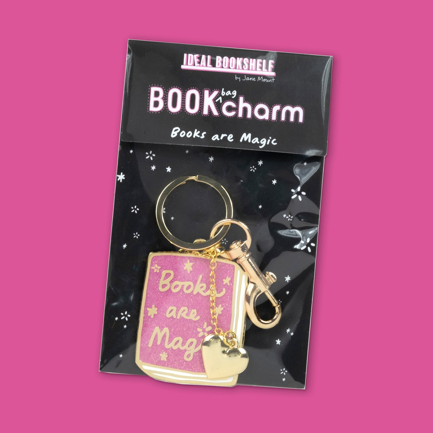 Bag Charm: Books Are Magic