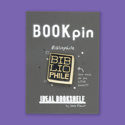 Book Pin: Bibliophile B
