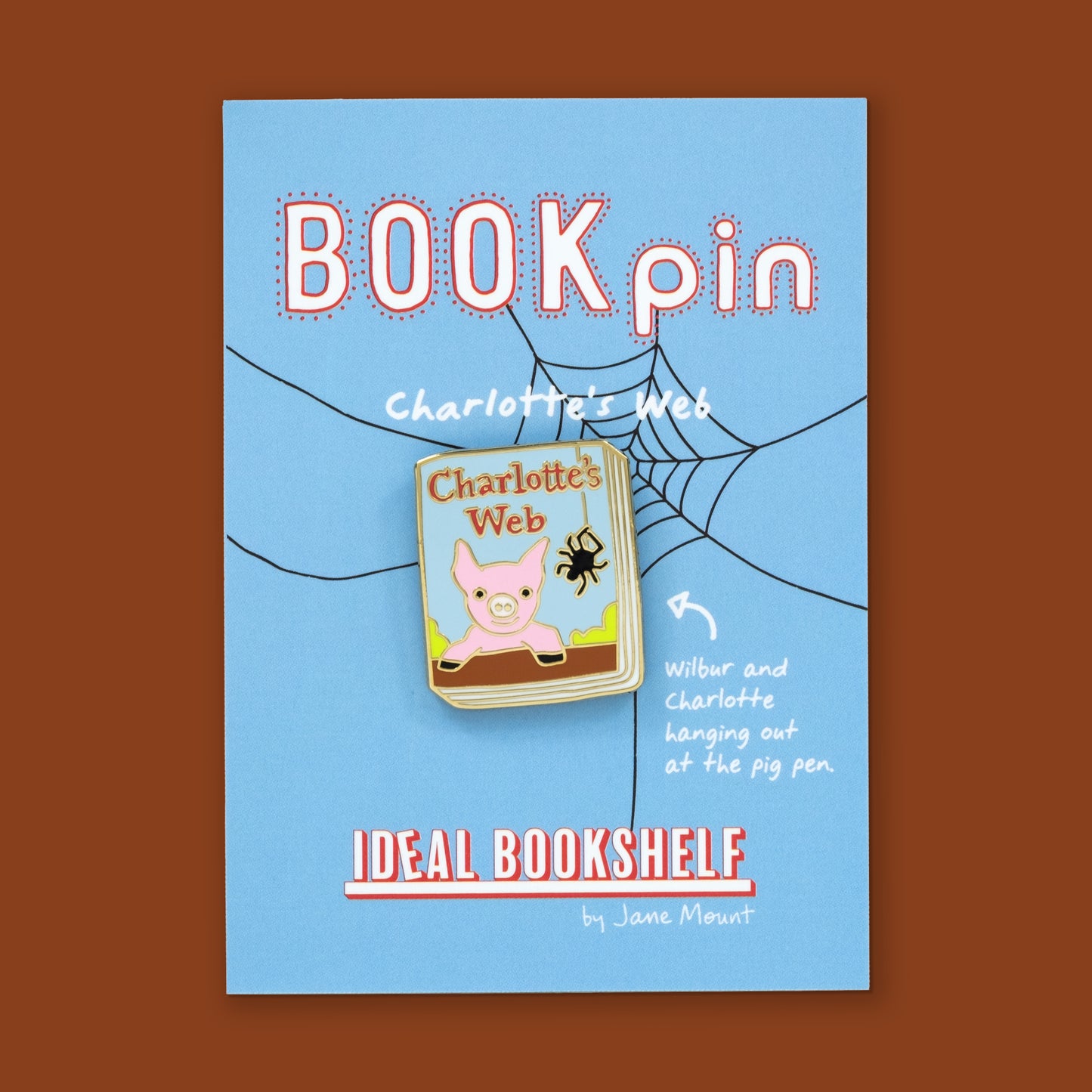 Book Pin: Charlotte's Web