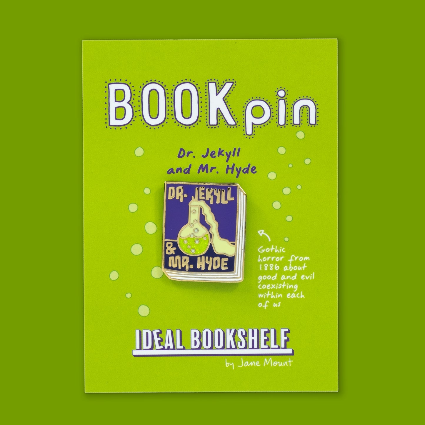 Book Pin: Dr. Jekyll & Mr. Hyde