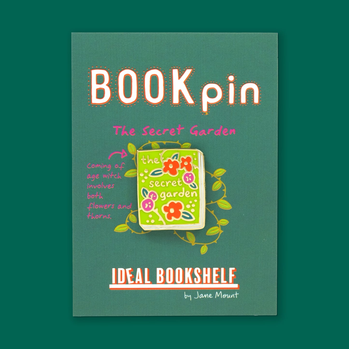 Book Pin: The Secret Garden