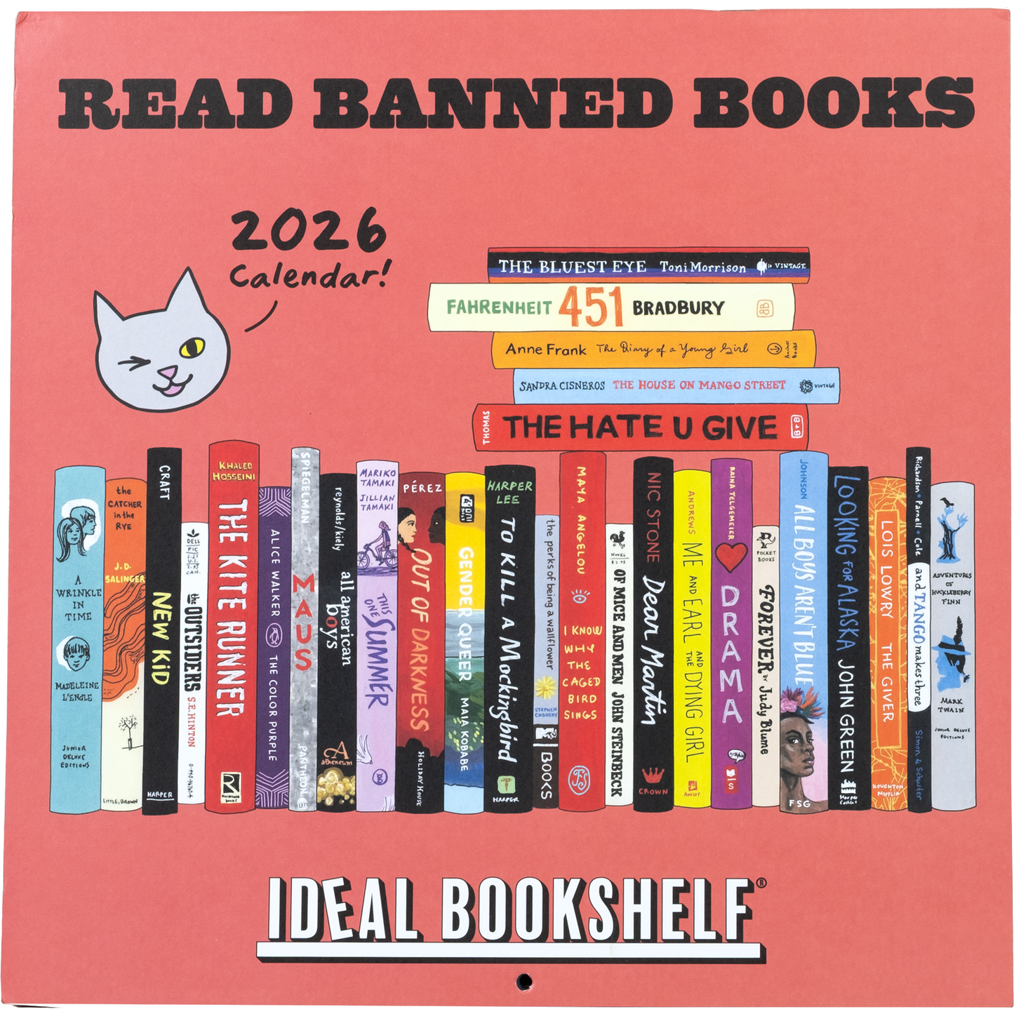 2026 Wall Calendar - Read Banned Books