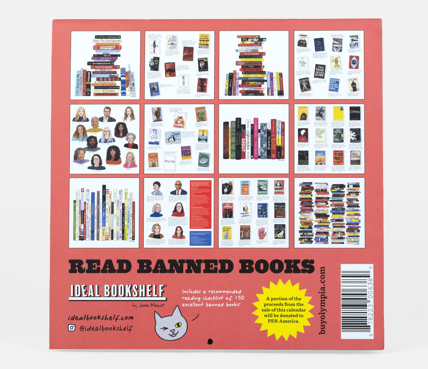 2026 Wall Calendar - Read Banned Books