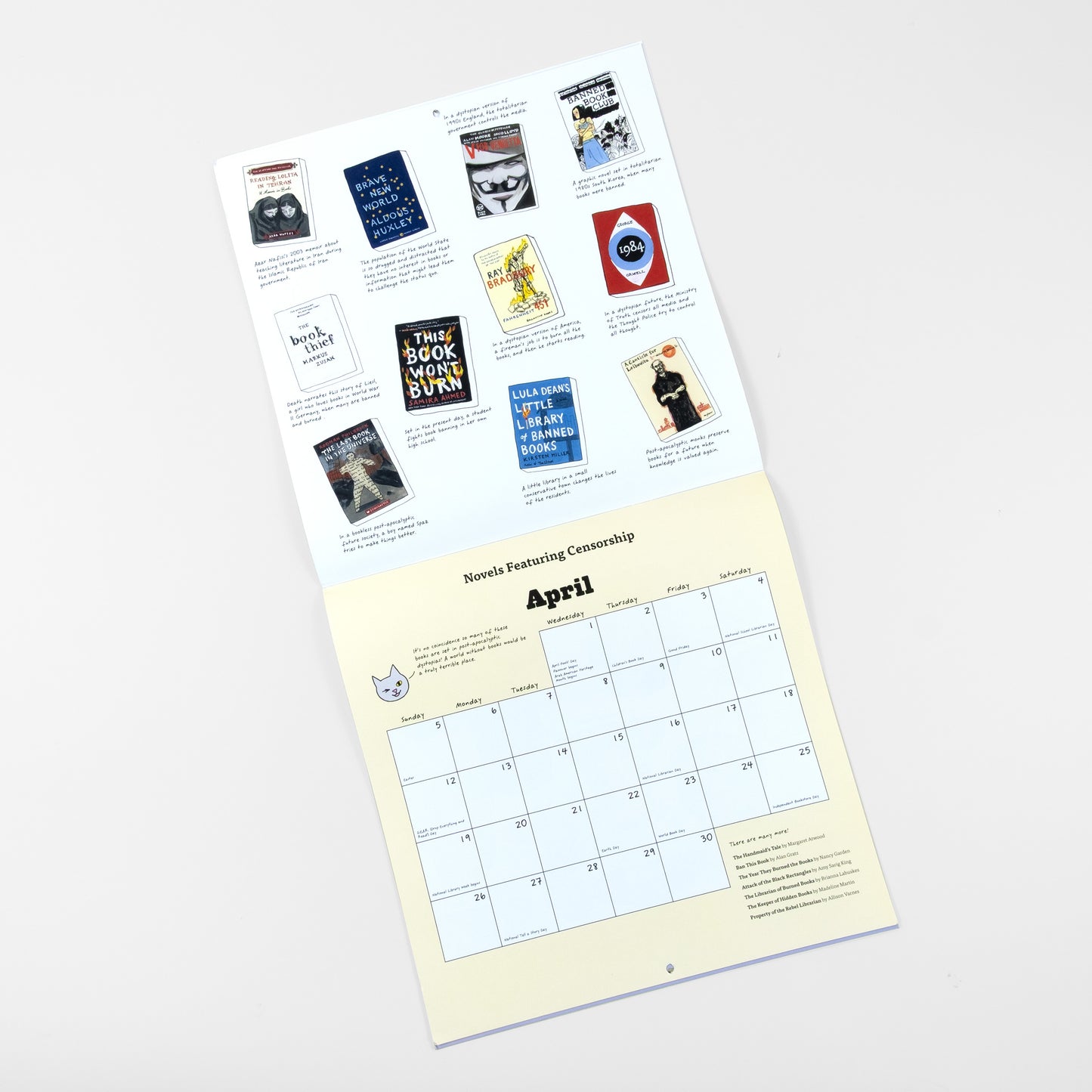 2026 Wall Calendar - Read Banned Books