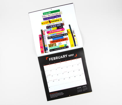 2027 Wall Calendar - Banned Books