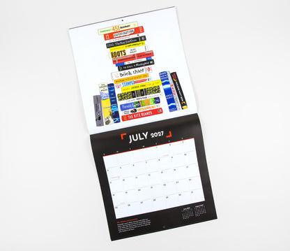2027 Wall Calendar - Banned Books