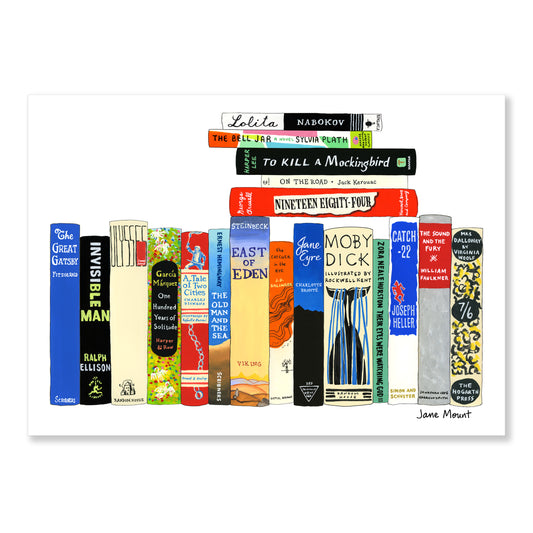 Greeting Cards - Ideal Bookshelf 969: Classic Novels