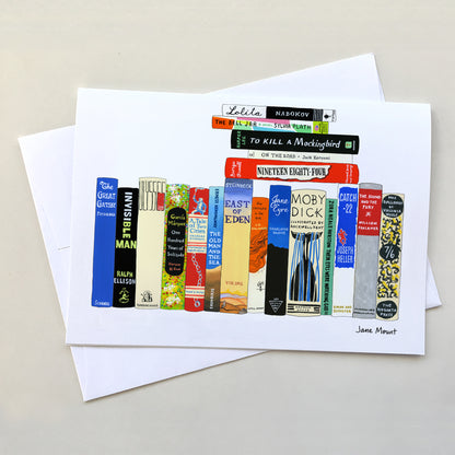 Greeting Cards - Ideal Bookshelf 969: Classic Novels