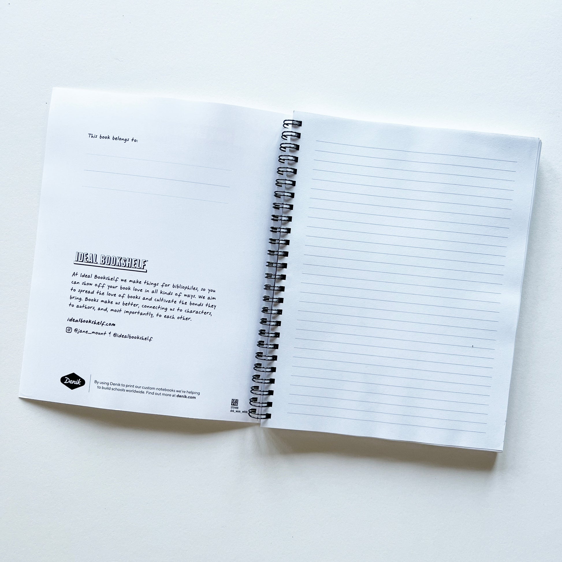 Notebook with Your Existing Custom Print – Ideal Bookshelf