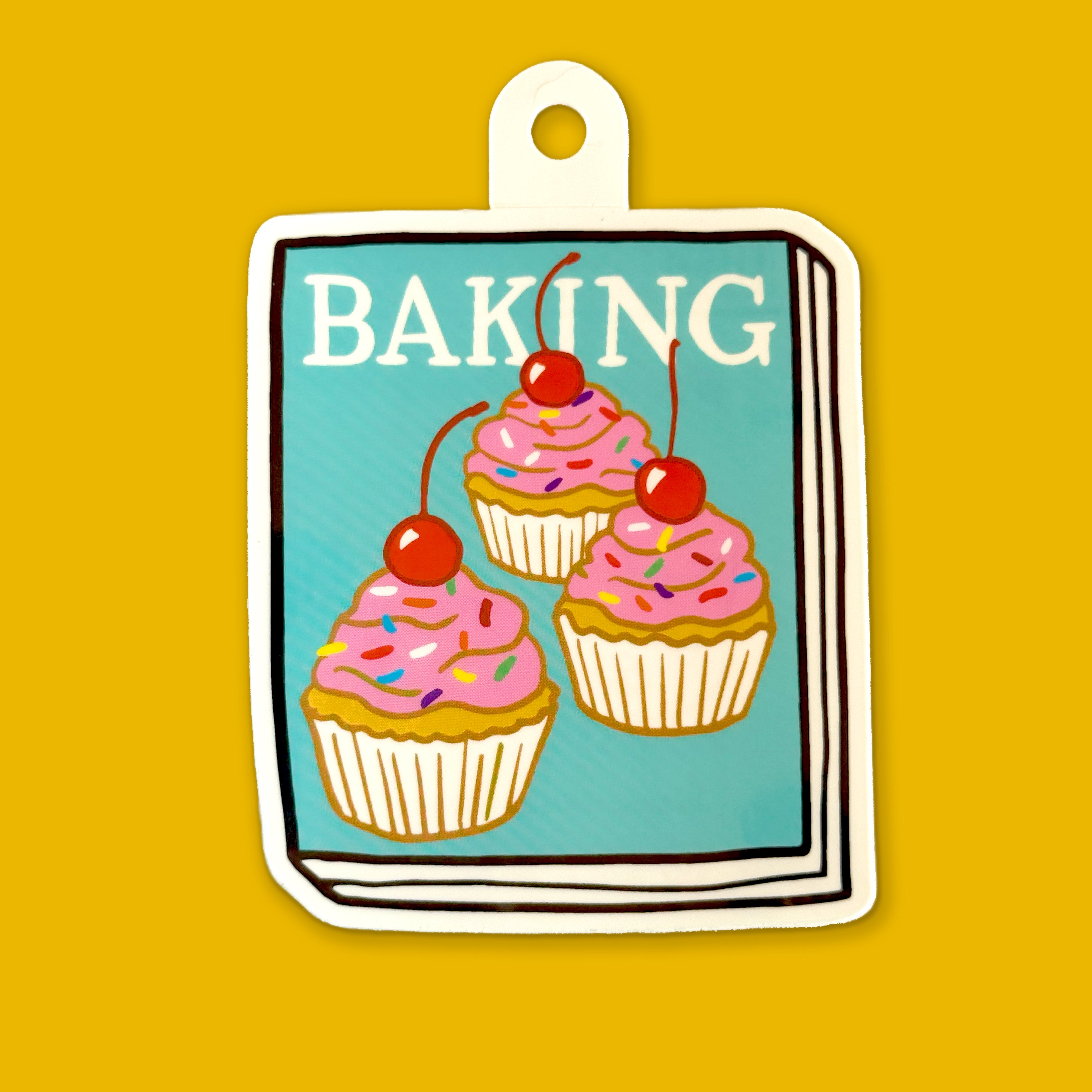 Book Sticker: Baking – Ideal Bookshelf