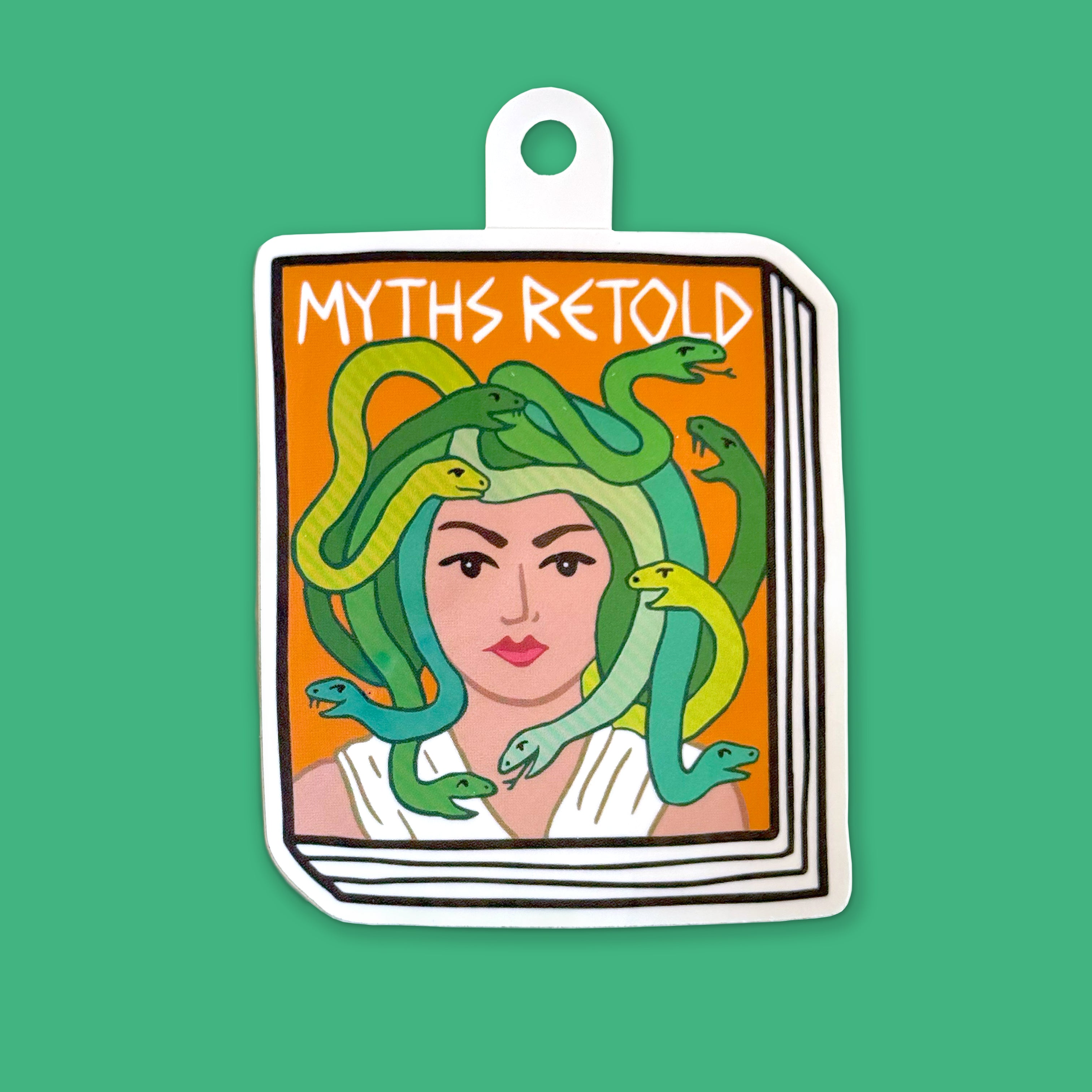 Book Sticker: Myths Retold – Ideal Bookshelf