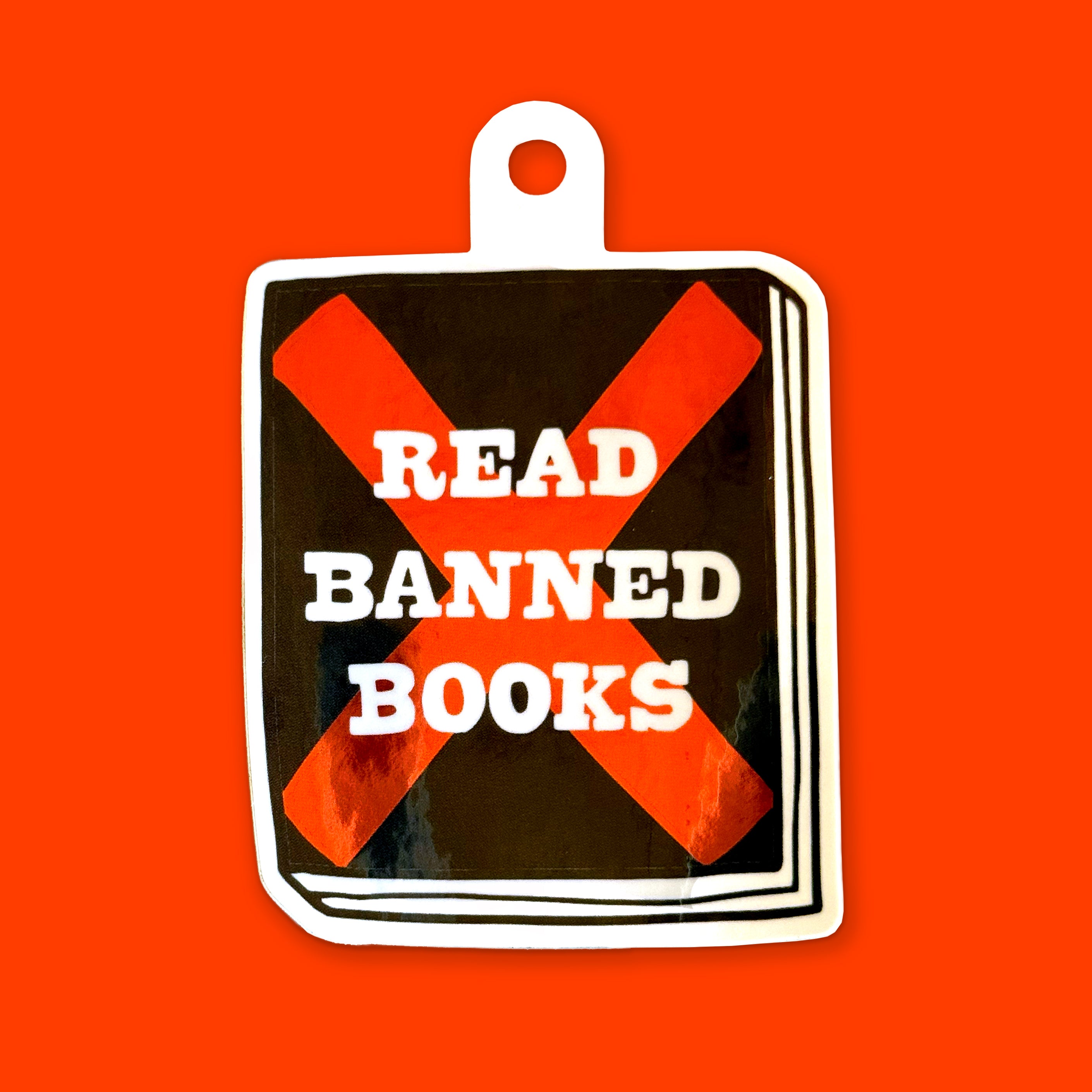 Book Sticker: Read Banned Books – Ideal Bookshelf