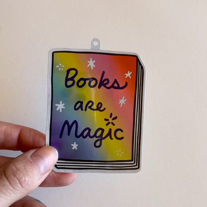 Book Sticker: Books are Magic