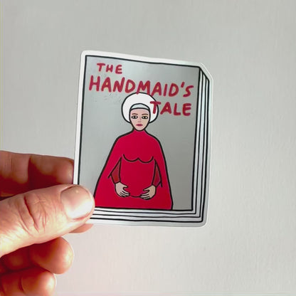 Book Sticker: The Handmaid's Tale