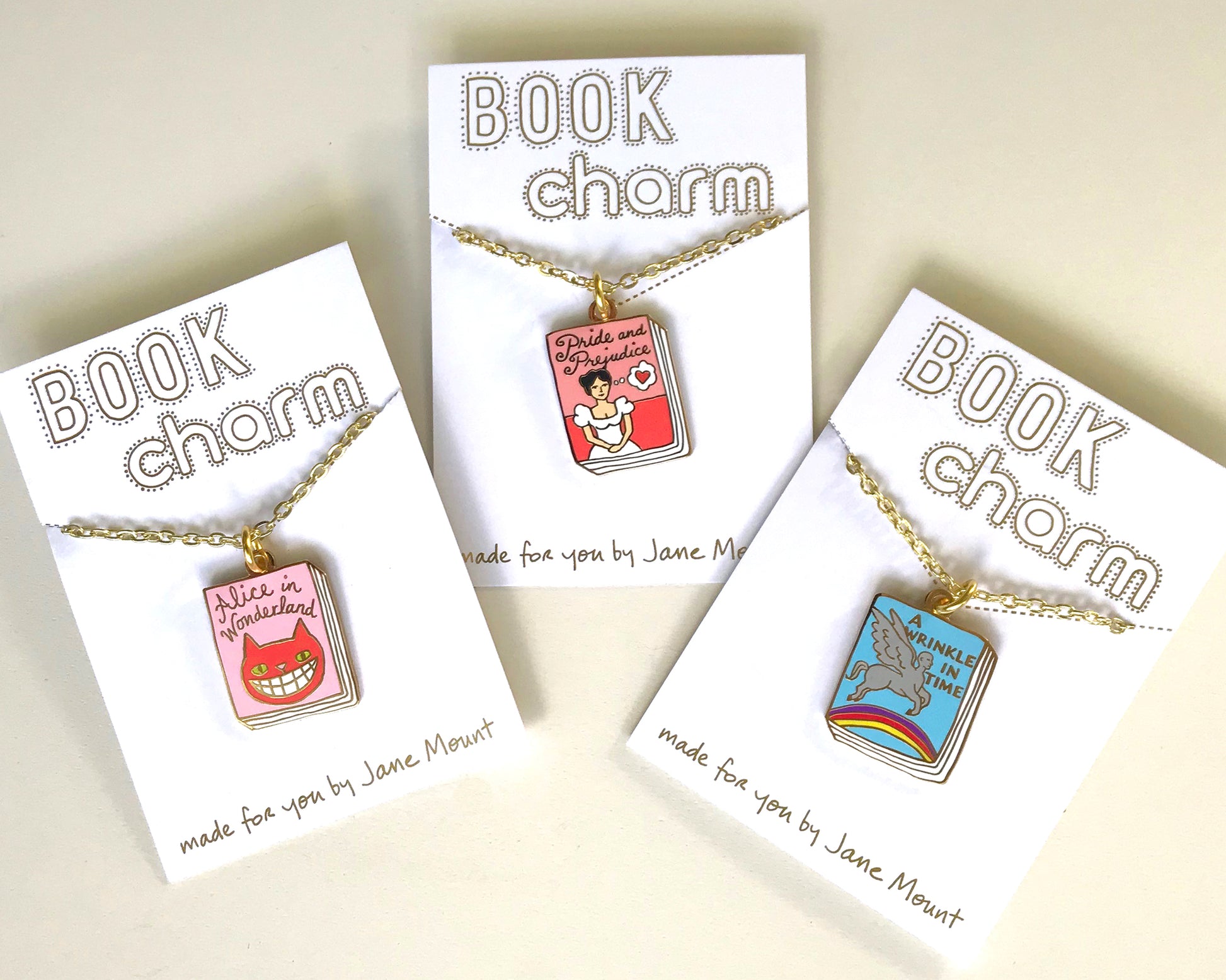 Jane Austen Charms  Beautiful Book Charms And Charm Jewellery