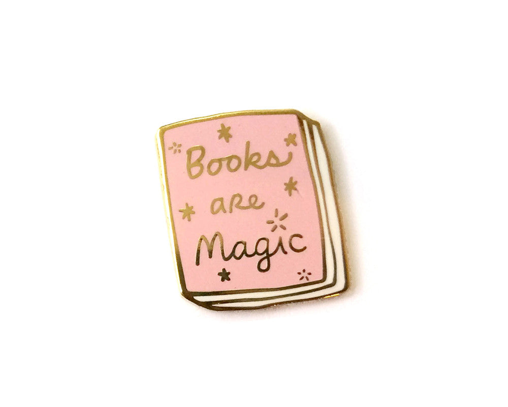 Book Pin: Books Are Magic – Ideal Bookshelf