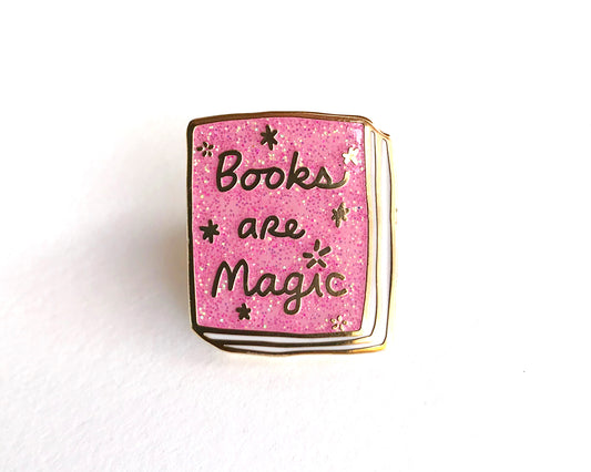 Book Pin: Books Are Magic