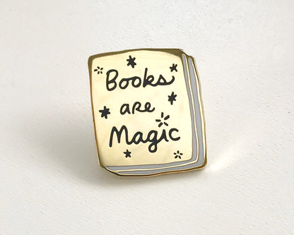 Book Pin: Books Are Magic