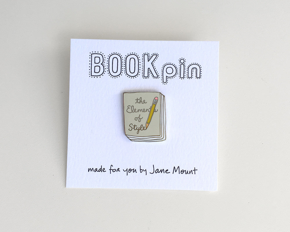 Book Pin: The Elements of Style – Ideal Bookshelf