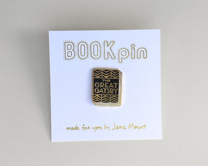 Book Pin: The Great Gatsby – Ideal Bookshelf