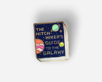 Hinged Hitchhiker's Guide Enamel Pin HHGTTG Don't 