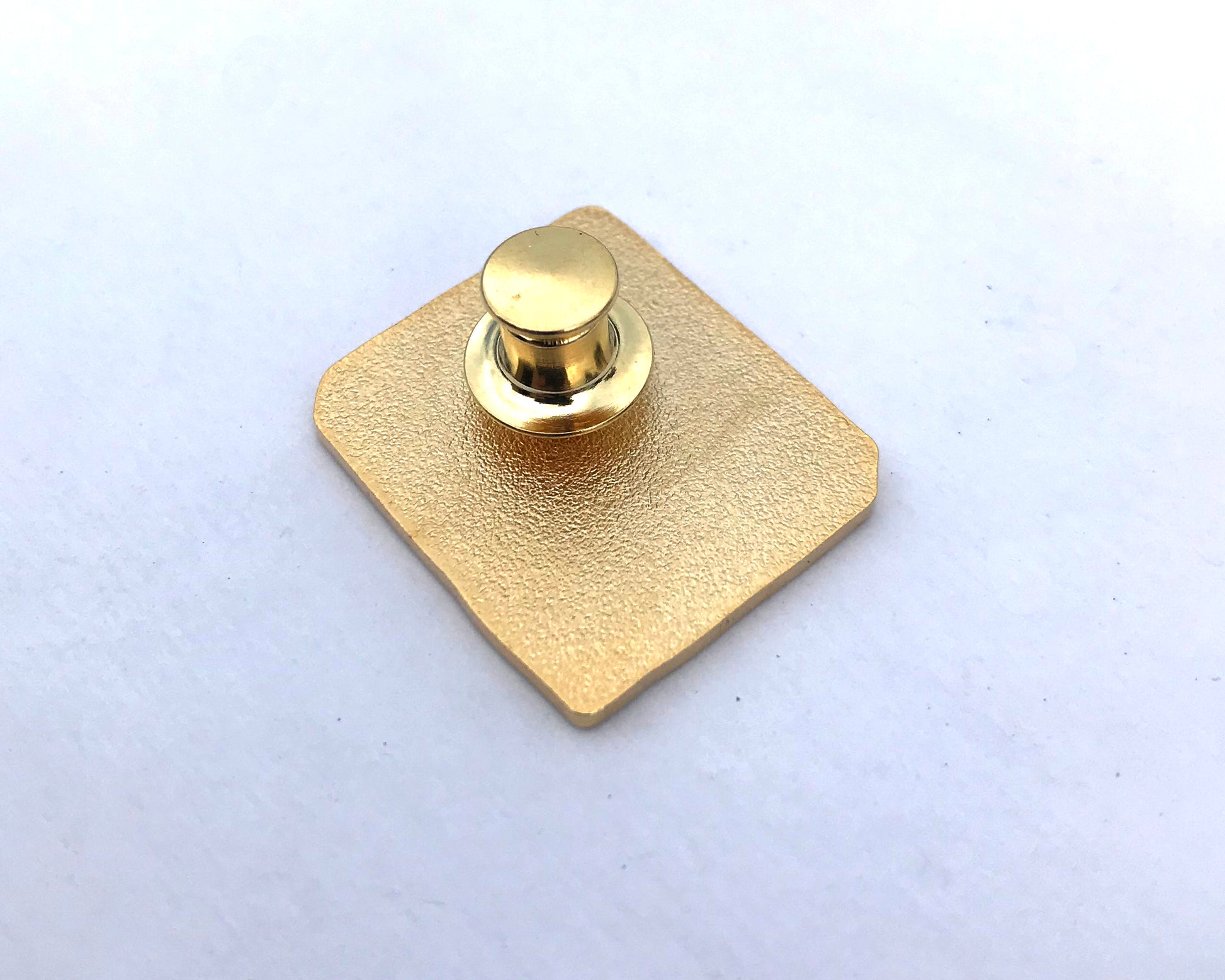 Premium Locking Pin Backs-Best Available 10 PCS (Golden)