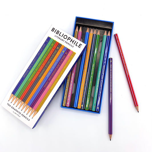 Bibliophile Literary Pencils