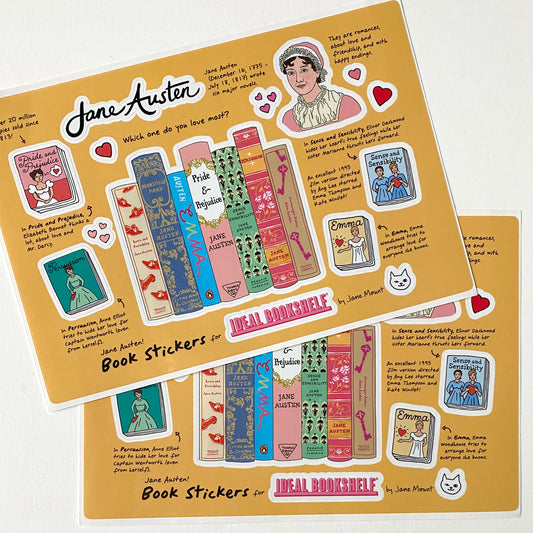 Sticker Sheets: Jane Austen
