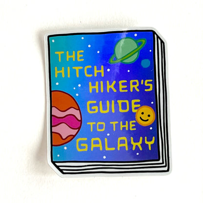 Book Sticker: The Hitchhiker's Guide to the Galaxy