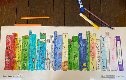 Coloring Poster - "Books Read by..."